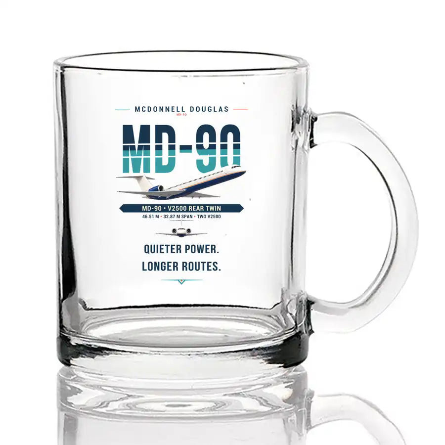 McDonnell Douglas MD-90 - Original - Coffee & Tea Glass