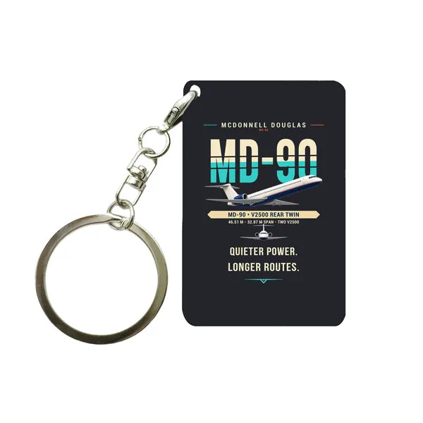 McDonnell Douglas MD-90 - Original - Key Chain - Black
