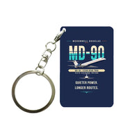 Thumbnail for McDonnell Douglas MD-90 - Original - Key Chain - Navy Blue