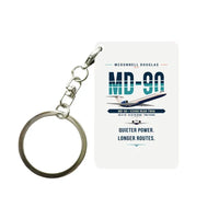 Thumbnail for McDonnell Douglas MD-90 - Original - Key Chain - White