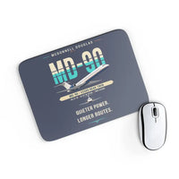Thumbnail for McDonnell Douglas MD-90 - Original - Mouse Pad - Navy Blue