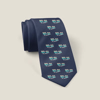 Thumbnail for McDonnell Douglas MD-90 - Original Pattern - Tie - Navy Blue