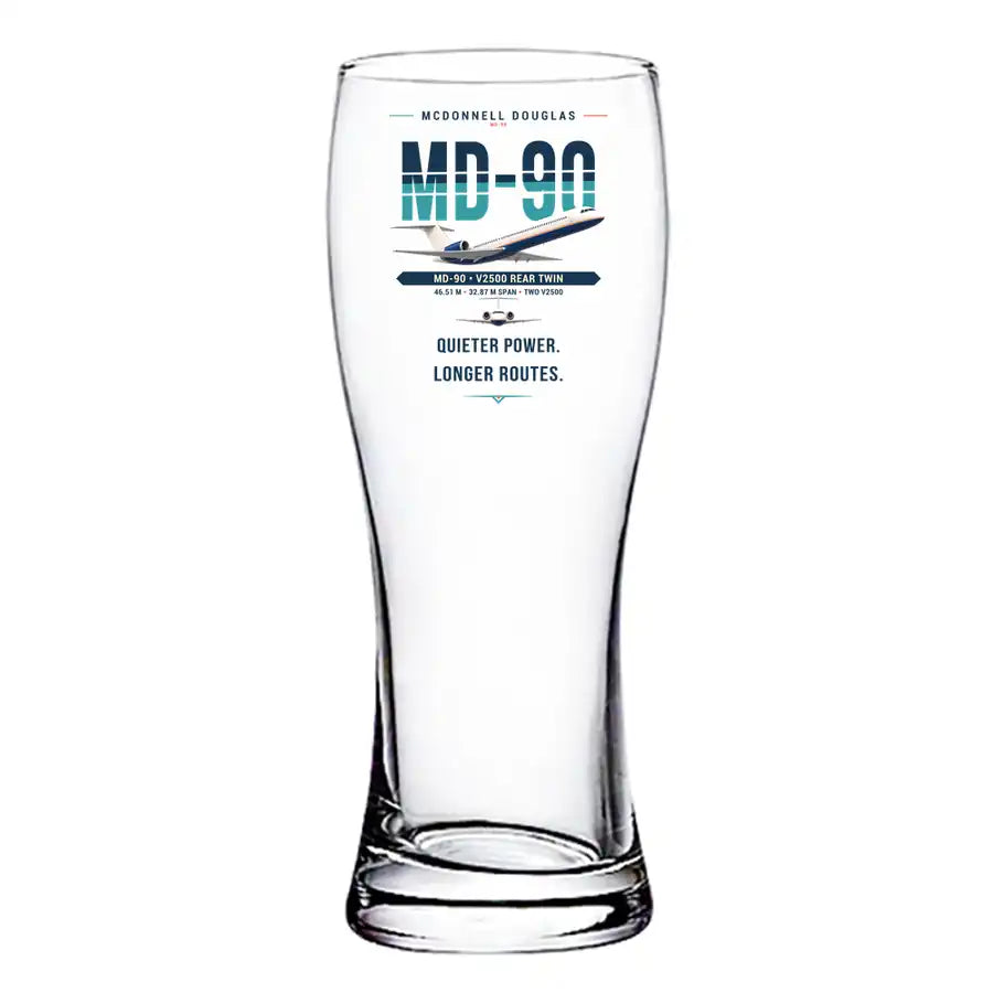 McDonnell Douglas MD-90 - Original - Pilsner Beer Glass