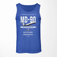Thumbnail for McDonnell Douglas MD-90 - Original - Tank Top - Blue