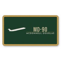 Thumbnail for McDonnell Douglas MD-90 Patches - Rectangle - Forest Gold