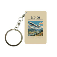 Thumbnail for McDonnell Douglas MD-90 - Poster - Key Chain - Beige