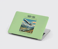 Thumbnail for McDonnell Douglas MD-90 - Poster - MacBook Case - Light Green