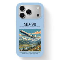Thumbnail for McDonnell Douglas MD-90 - Poster - MagSafe iPhone 17 Pro - Light Blue