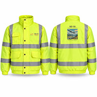 Thumbnail for McDonnell Douglas MD-90 Reflective Winter Jackets - Poster - Fluorescent Yellow