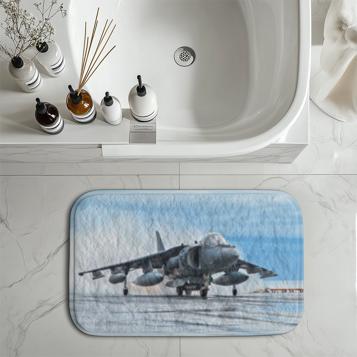 McDonnell Douglas AV-8B Harrier II Designed Bath Mats