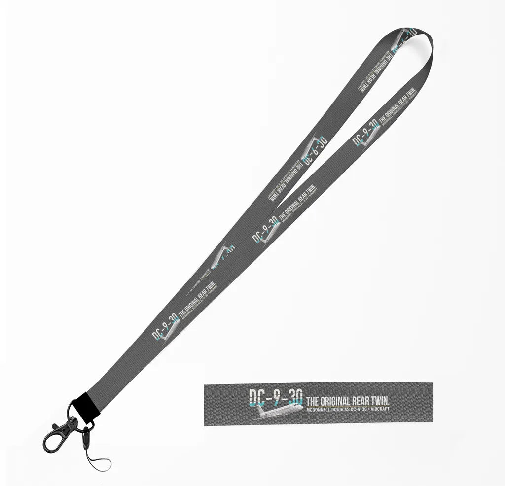 McDonnell Douglas DC-9-30 lanyard - gray