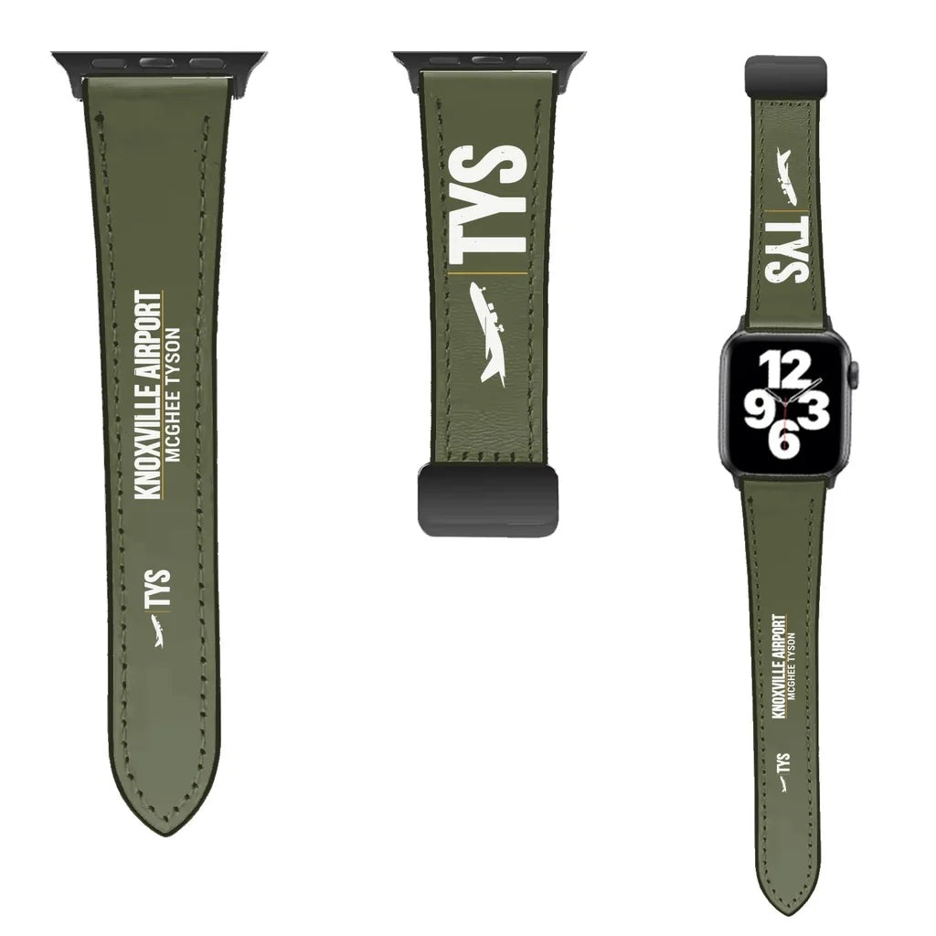 WBV6 | McGhee Tyson Airport Knoxville TYS | Leather - Green Army