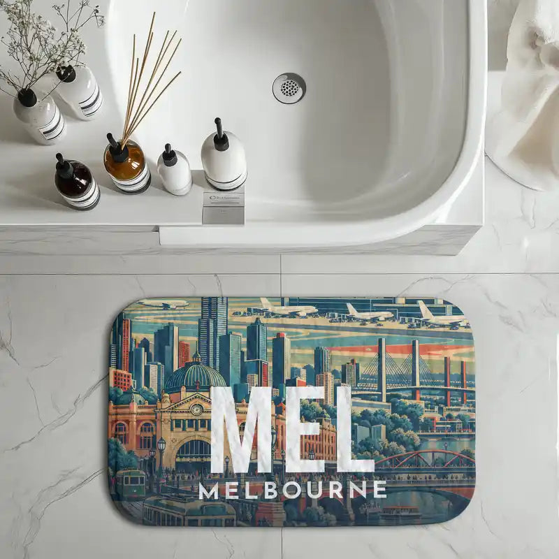 Melbourne Airport (MEL) bath mat