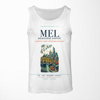 Thumbnail for Melbourne Airport (MEL) design on white tank top