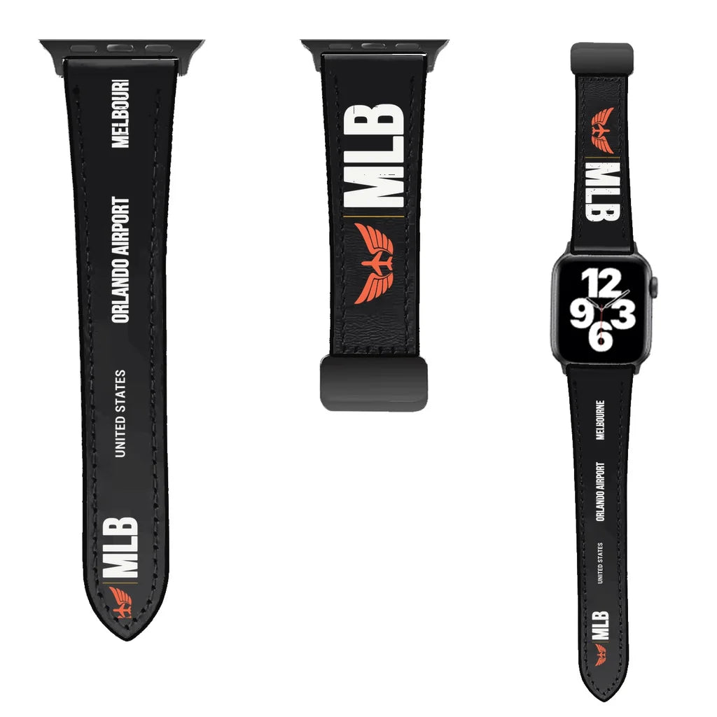 WBV6 | Melbourne Orlando International Airport MLB | Leather - Black