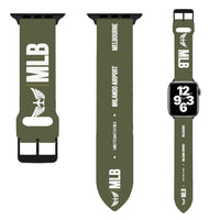 Thumbnail for WBV6 | Melbourne Orlando International Airport MLB | Green Army (Metal Buckle)