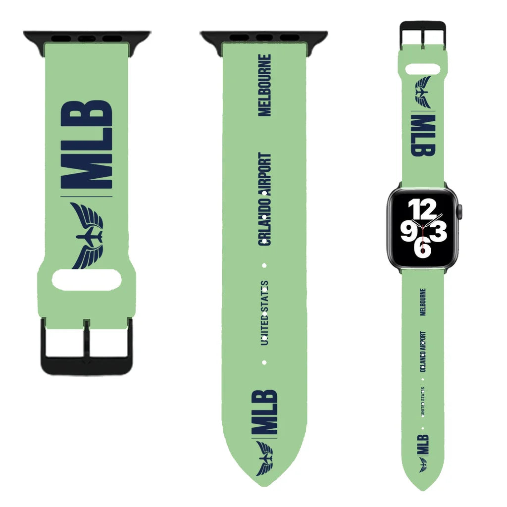 WBV6 | Melbourne Orlando International Airport MLB | Light Green (Metal Buckle)