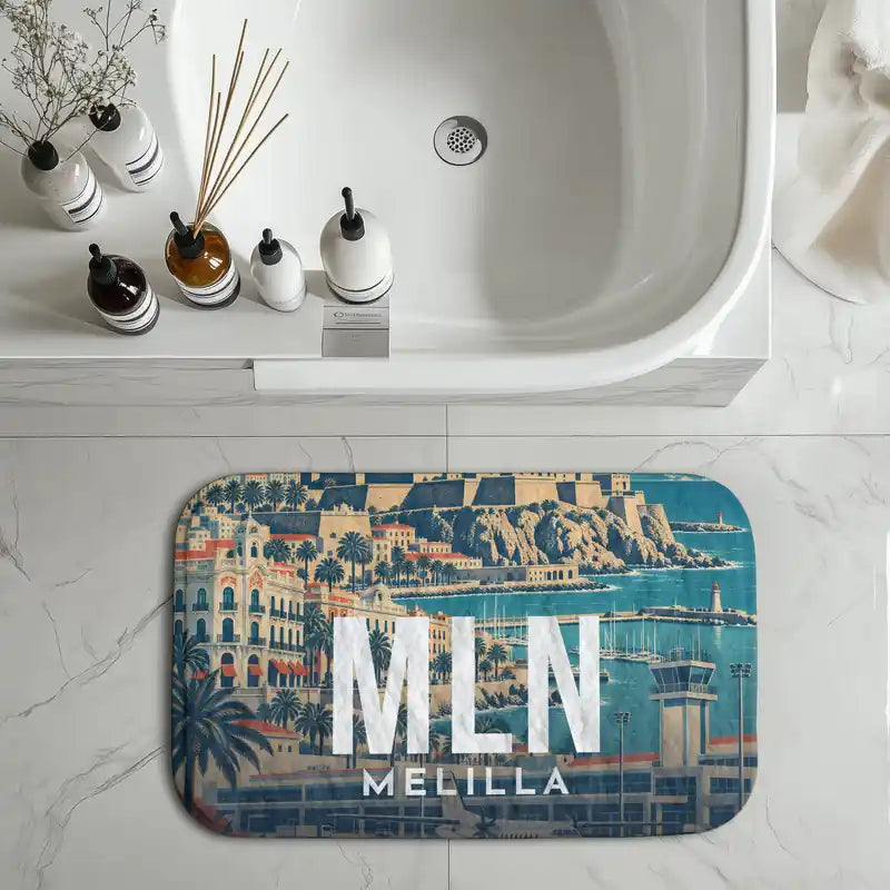 Melilla Airport (MLN) bath mat