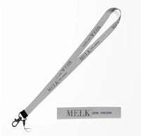 Thumbnail for Melk City Series lanyard - light gray