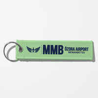 Thumbnail for Memanbetsu Airport (MMB) Aviator Key Chains - Light Green