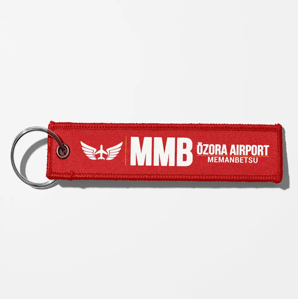 Memanbetsu Airport (MMB) Aviator Key Chains - Red