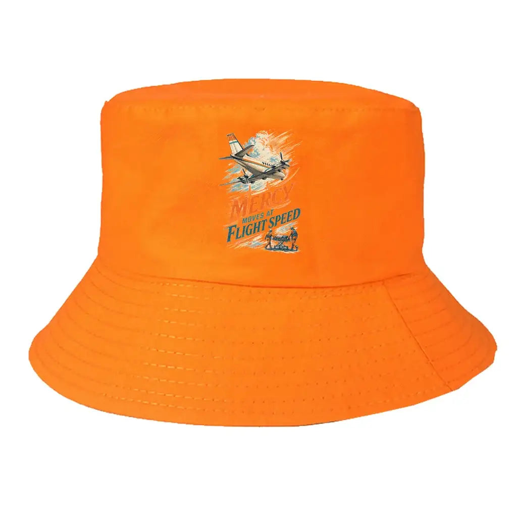 Mercy Moves At Flight Speed summer hat - orange