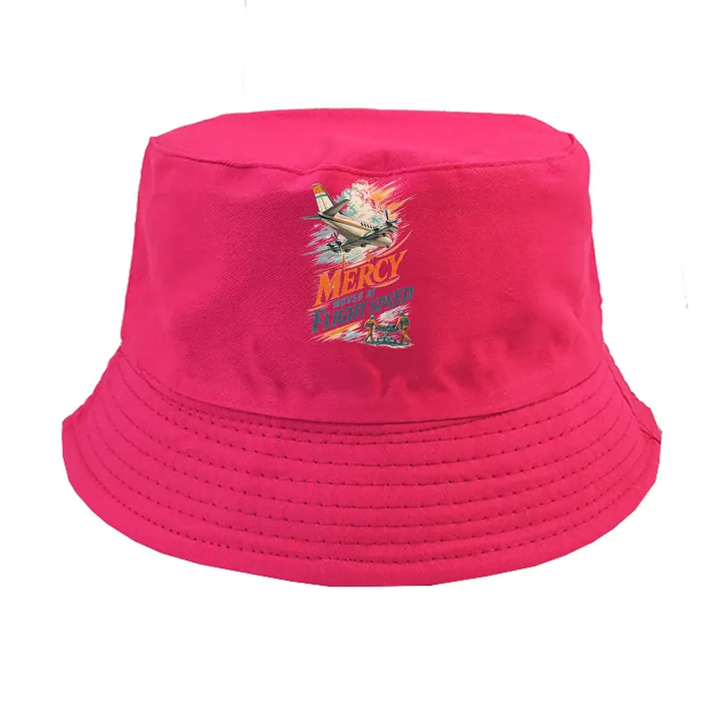 Mercy Moves At Flight Speed summer hat - pink