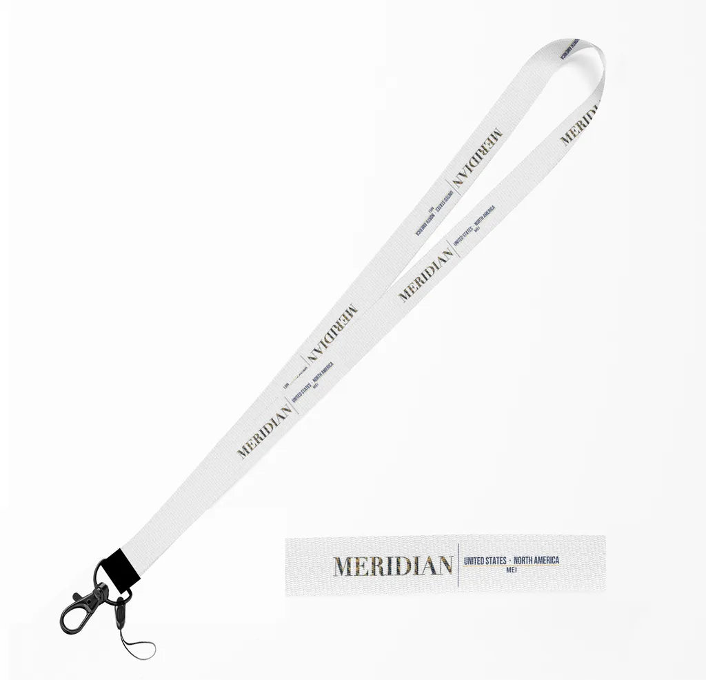 Meridian City Series lanyard - white