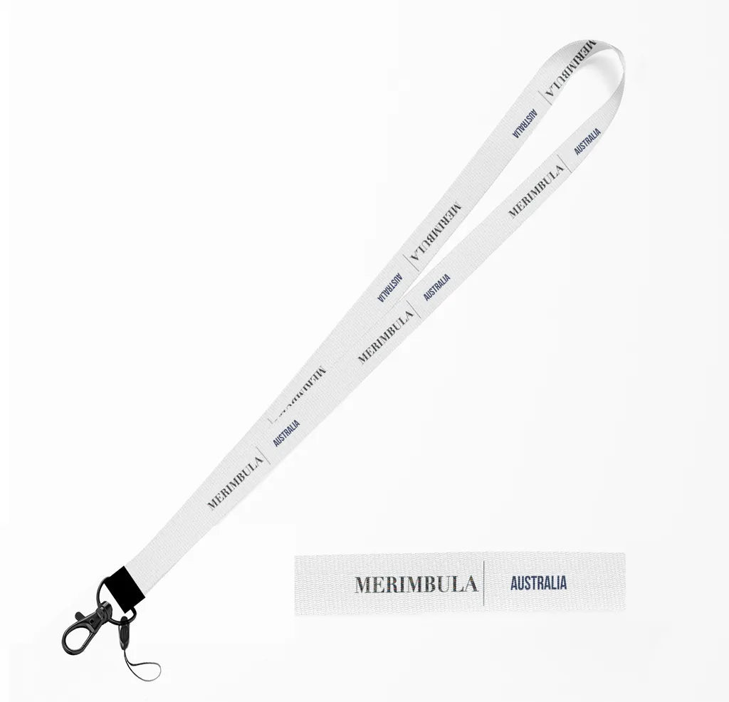 Merimbula City Series lanyard - white