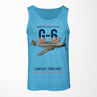 Thumbnail for Messerschmitt Bf 109G-6 design on sky blue tank top
