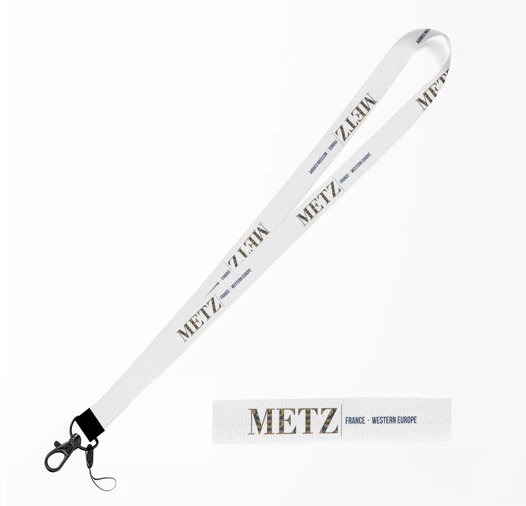 Metz City Series lanyard - white