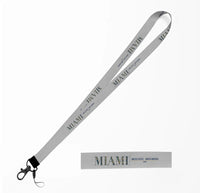 Thumbnail for Miami City Series lanyard - light gray