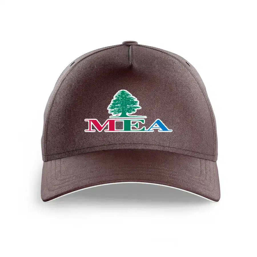Middle East Airlines(MEA) printed hat - brown