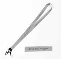 Thumbnail for Midland City Series lanyard - light gray