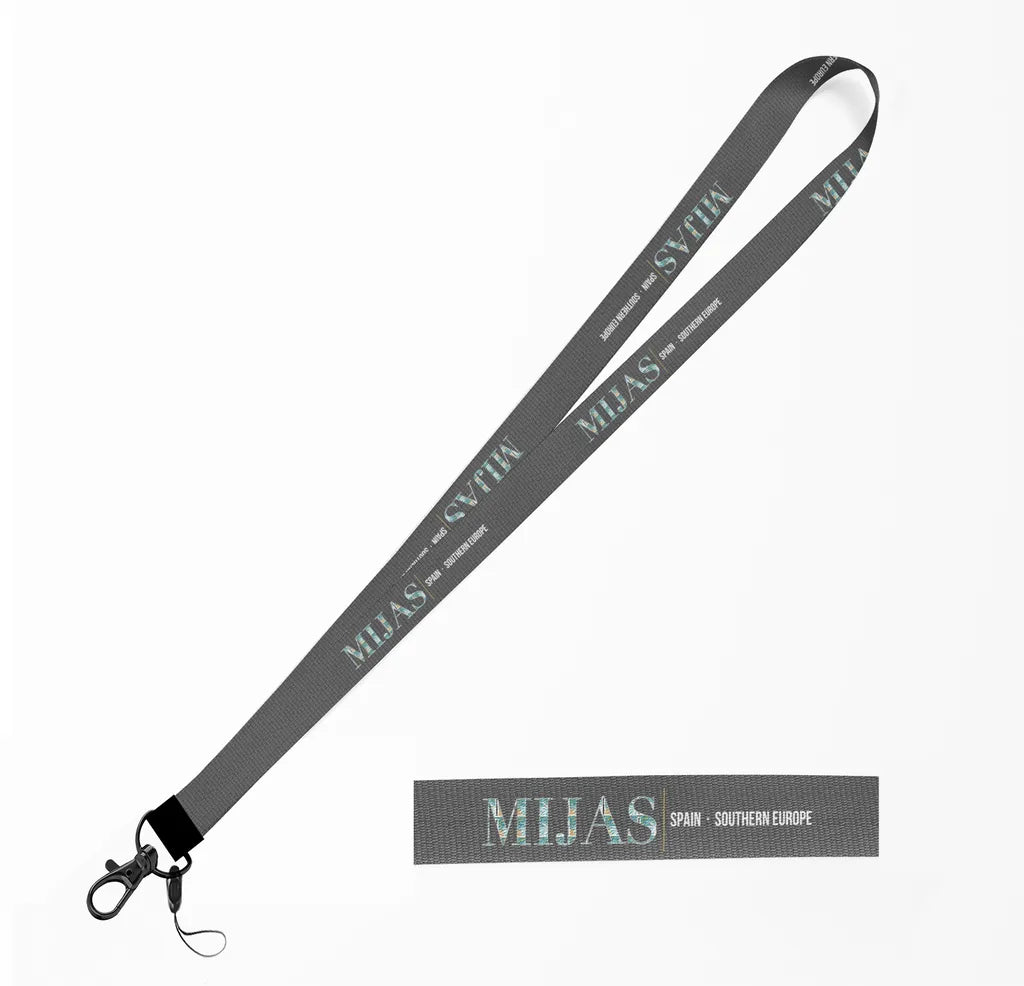 Mijas City Series lanyard - gray