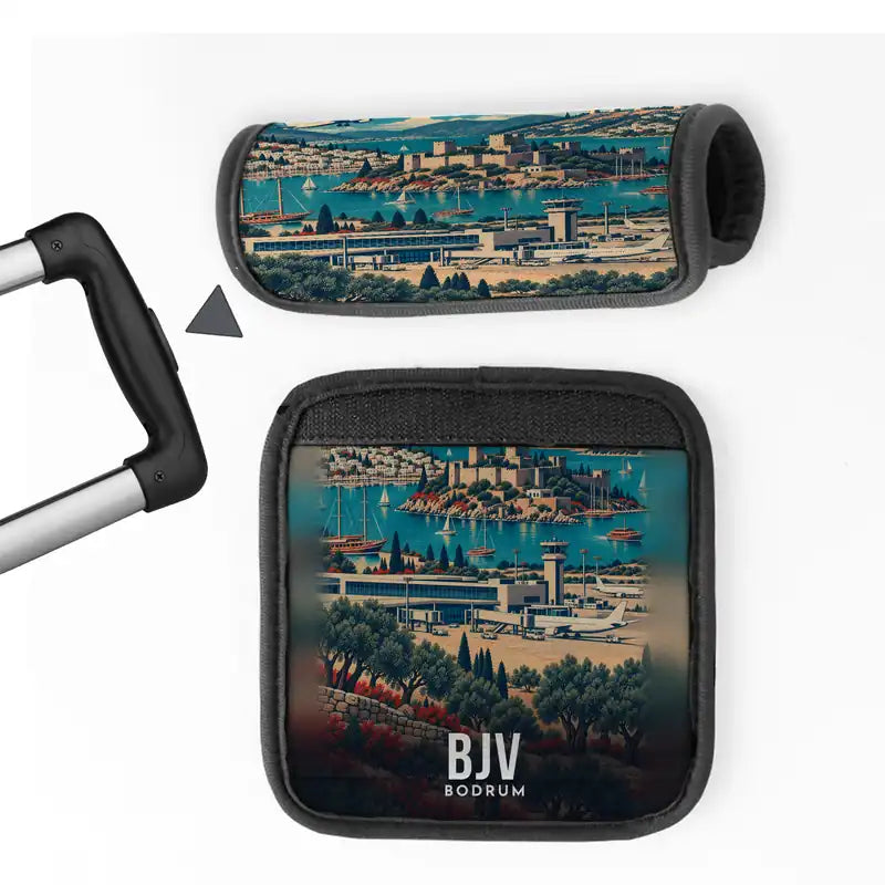 Milas-Bodrum Airport (BJV) Luggage Handle Covers - 3D Full Print