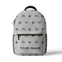 Thumbnail for Miles M.14 Magister - 3D Backpack - 3D Pattern + Name - White