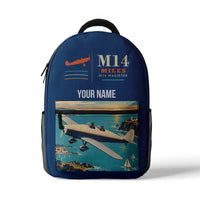 Thumbnail for Miles M.14 Magister - 3D Backpack - Blue + Name