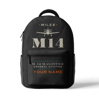 Thumbnail for Miles M.14 Magister - 3D Backpack - Heritage + Name - Gray