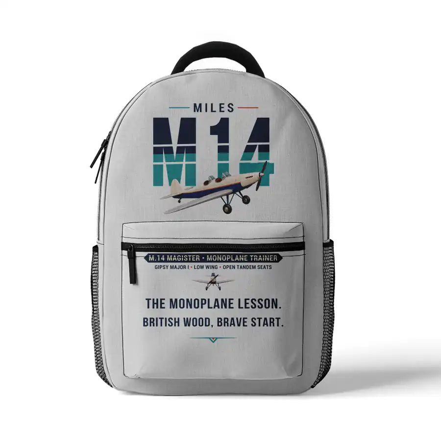 Miles M.14 Magister - 3D Backpack - Original - White