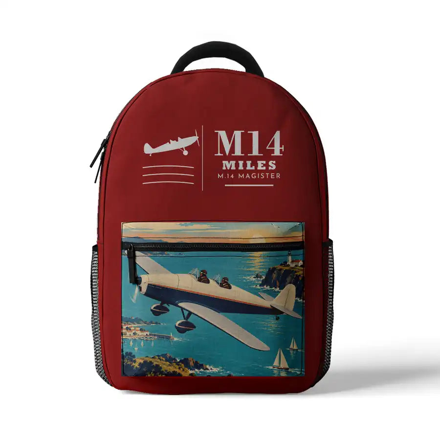 Miles M.14 Magister - 3D Backpack - Red