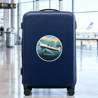 Thumbnail for Miles M.14 Magister - 3D - Circle Sticker - Suitcase