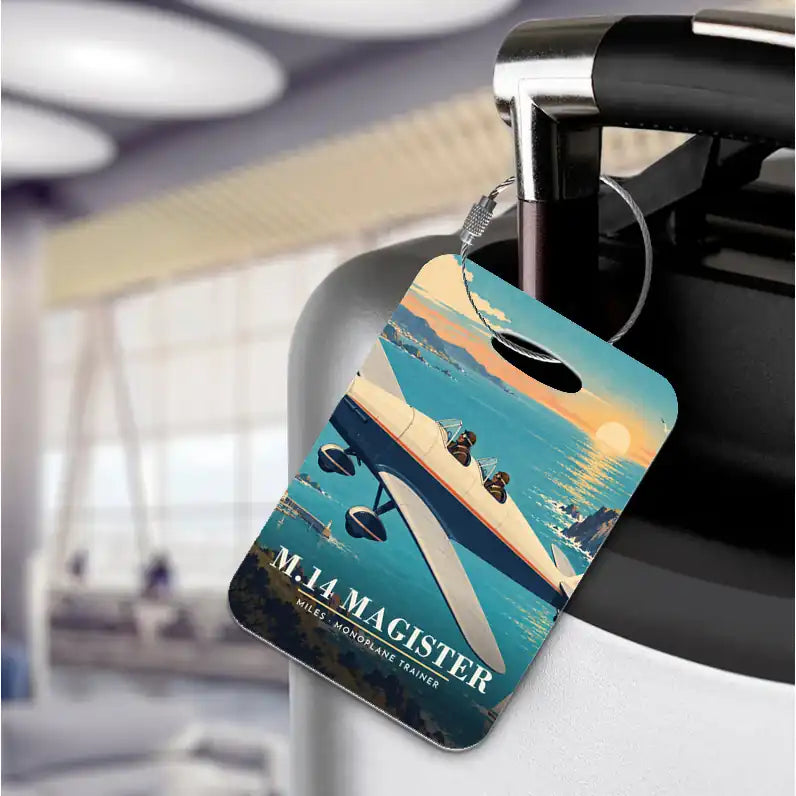 Miles M.14 Magister - 3D - Luggage Tag - Full Print