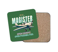 Thumbnail for Miles M.14 Magister - Cartoon - Coaster - Green