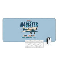 Thumbnail for Miles M.14 Magister - Cartoon - Desk Mat - Light Blue
