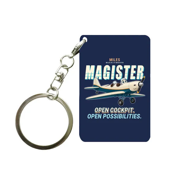 Miles M.14 Magister - Cartoon - Key Chain - Navy Blue