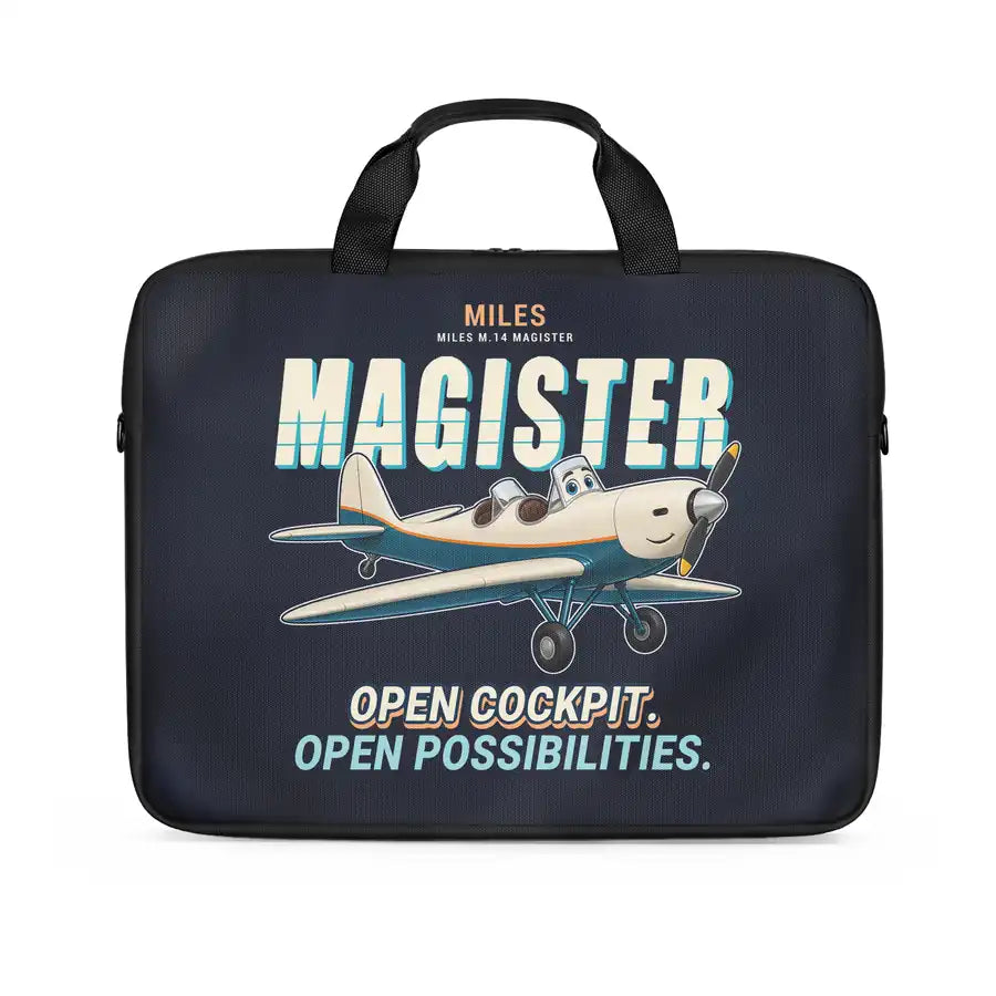 Miles M.14 Magister - Cartoon - Laptop Bag