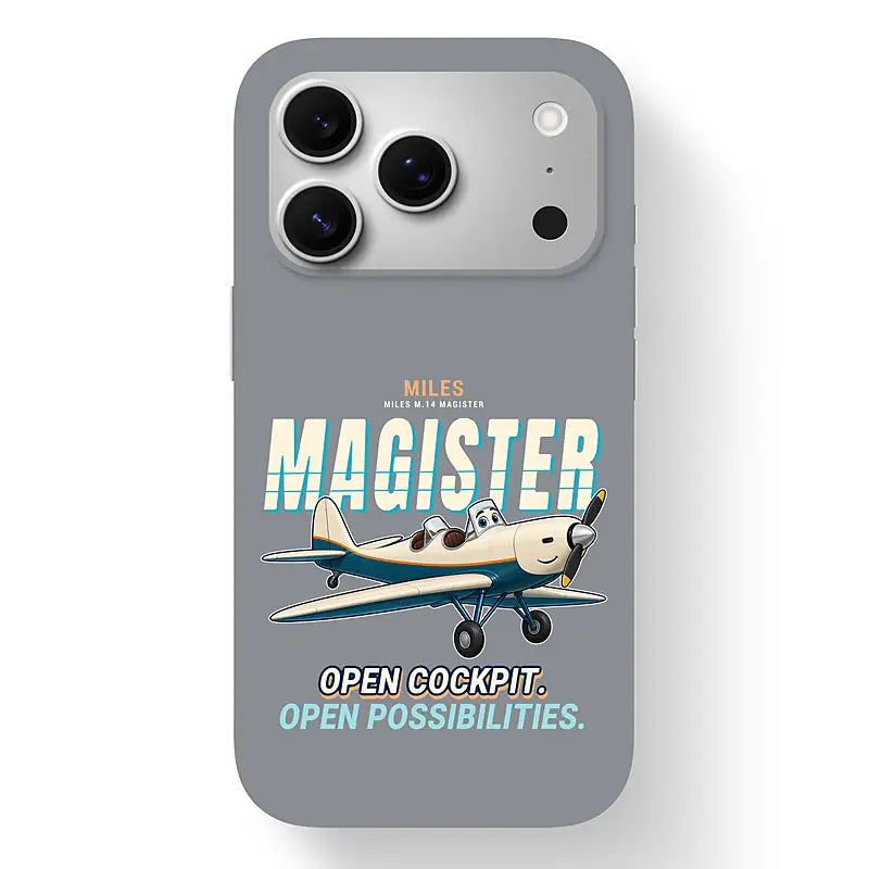 Miles M.14 Magister - Cartoon - MagSafe iPhone 17 Pro - Gray