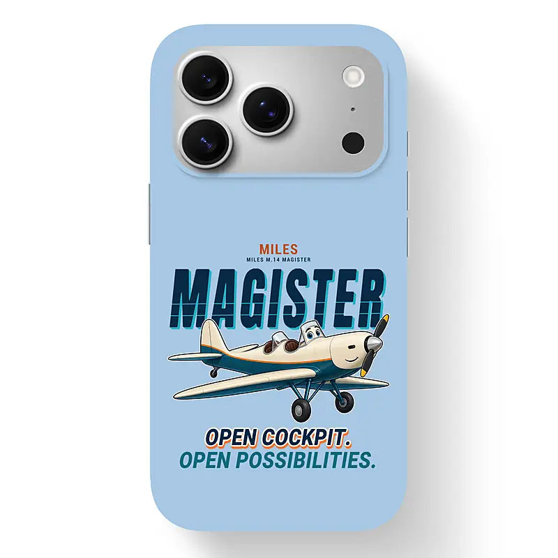 Miles M.14 Magister - Cartoon - MagSafe iPhone 17 Pro - Light Blue