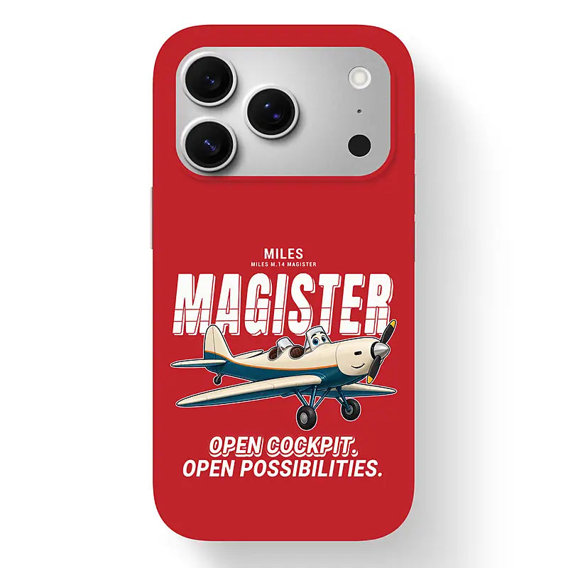 Miles M.14 Magister - Cartoon - MagSafe iPhone 17 Pro - Red